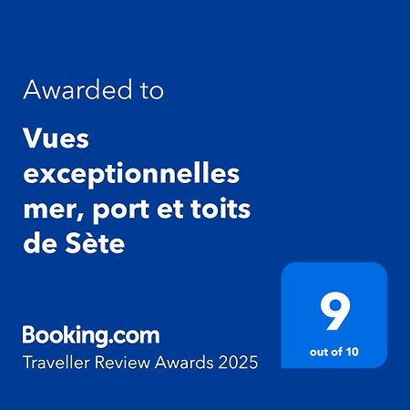 Vues Exceptionnelles Mer, Port Et Toits De Sète Eksteriør billede